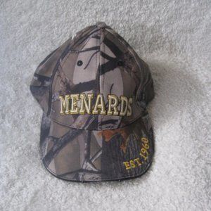 Menards Camouflage Velcro Adjustable Light Up Baseball Hat